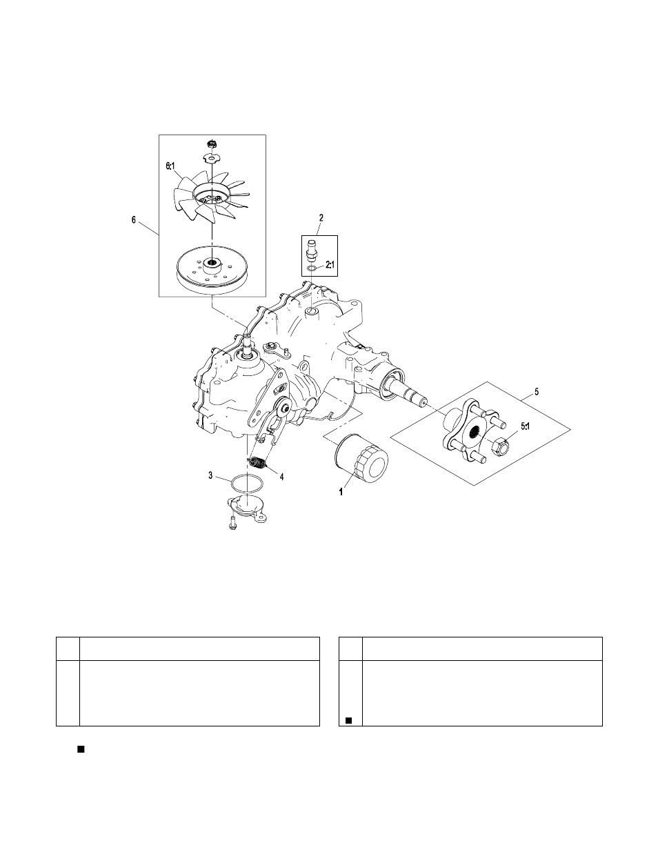 Transaxle assembly | Exmark QUEST 4500-339 User Manual | Page 17 / 24