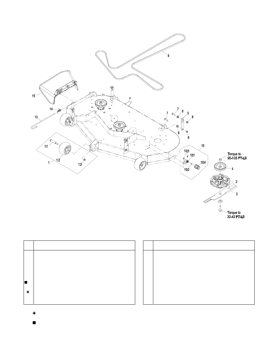 48” deck group (continued) | Exmark QUEST 4500-339 User Manual | Page 5 / 24