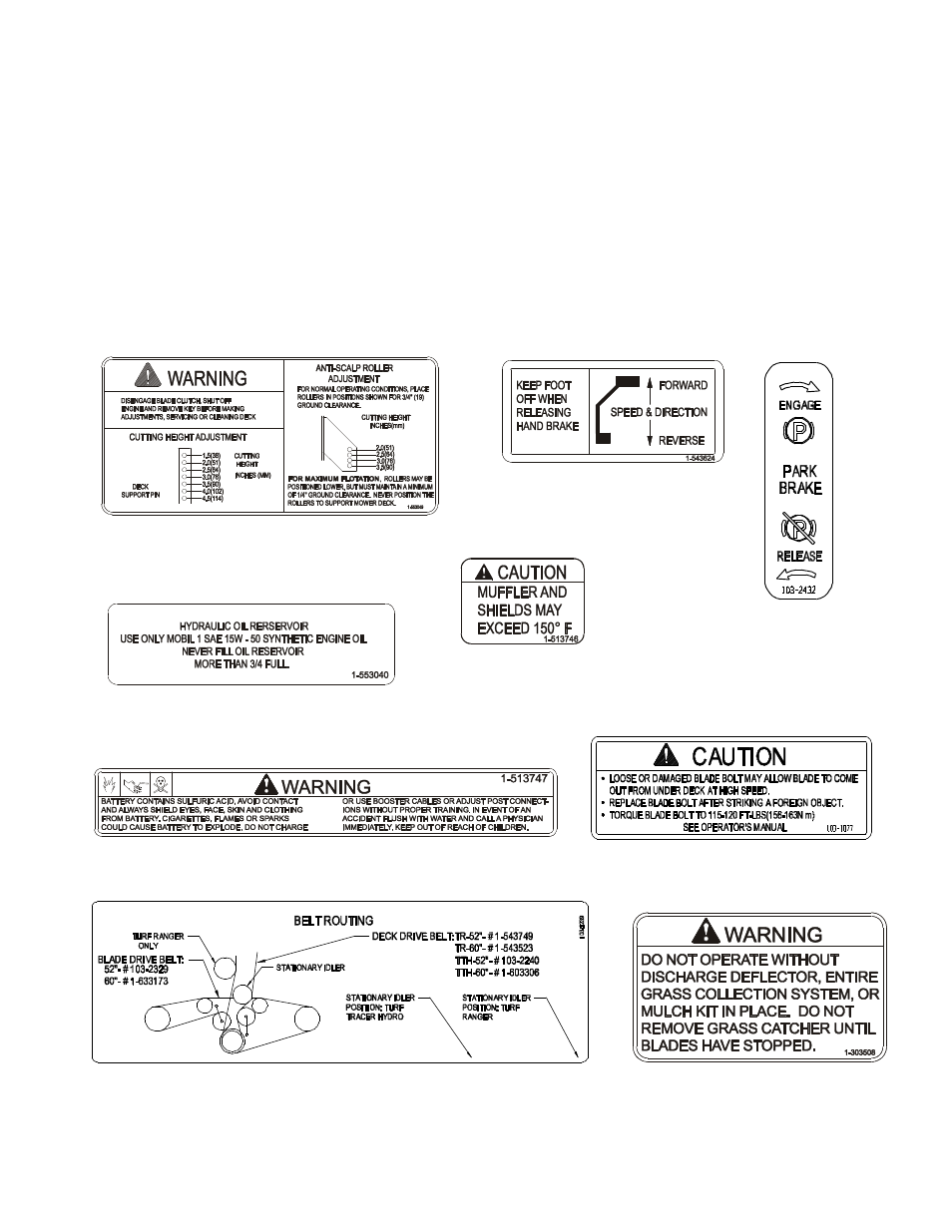 Exmark FMD 604 User Manual | Page 13 / 44