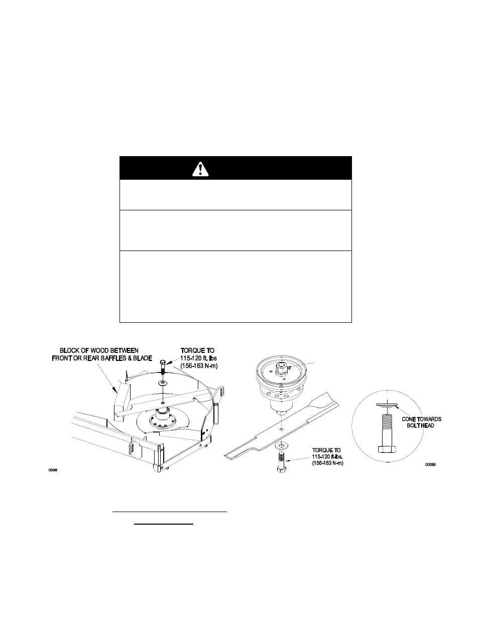Caution | Exmark FMD 604 User Manual | Page 26 / 44