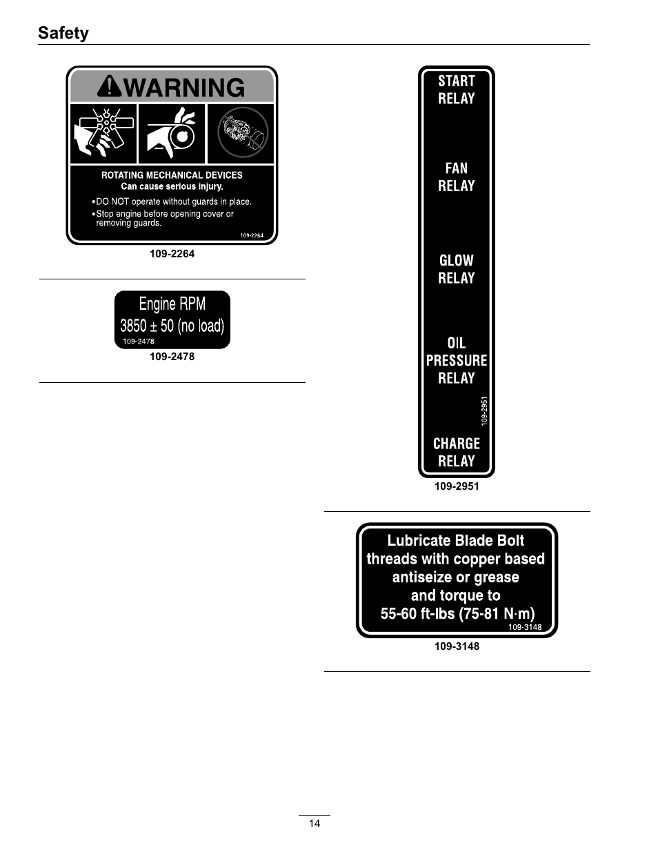 Safety | Exmark Lazer Z DS-Series LZDS User Manual | Page 14 / 60