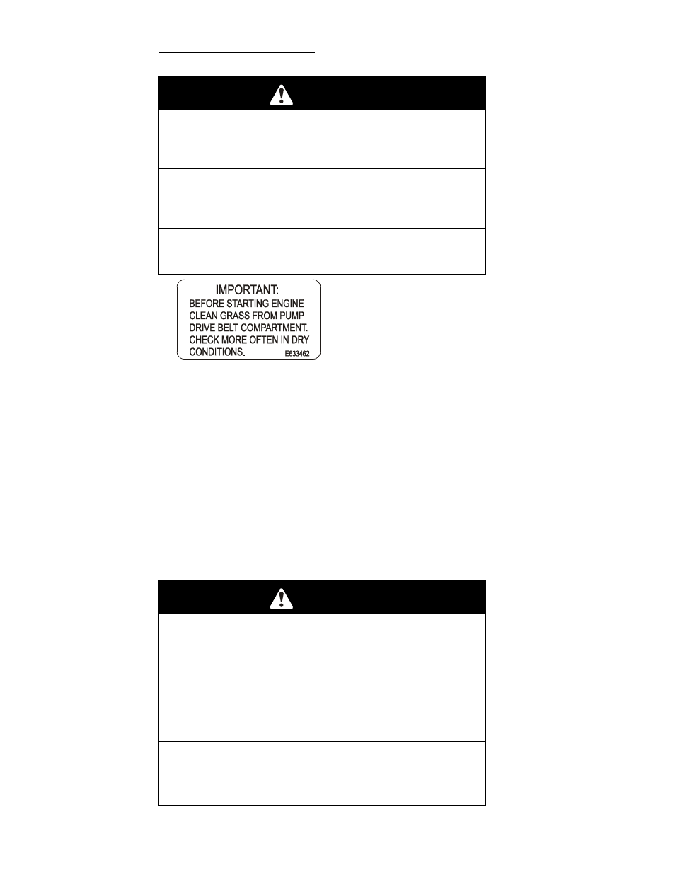 Caution | Exmark Lazer HP User Manual | Page 34 / 70