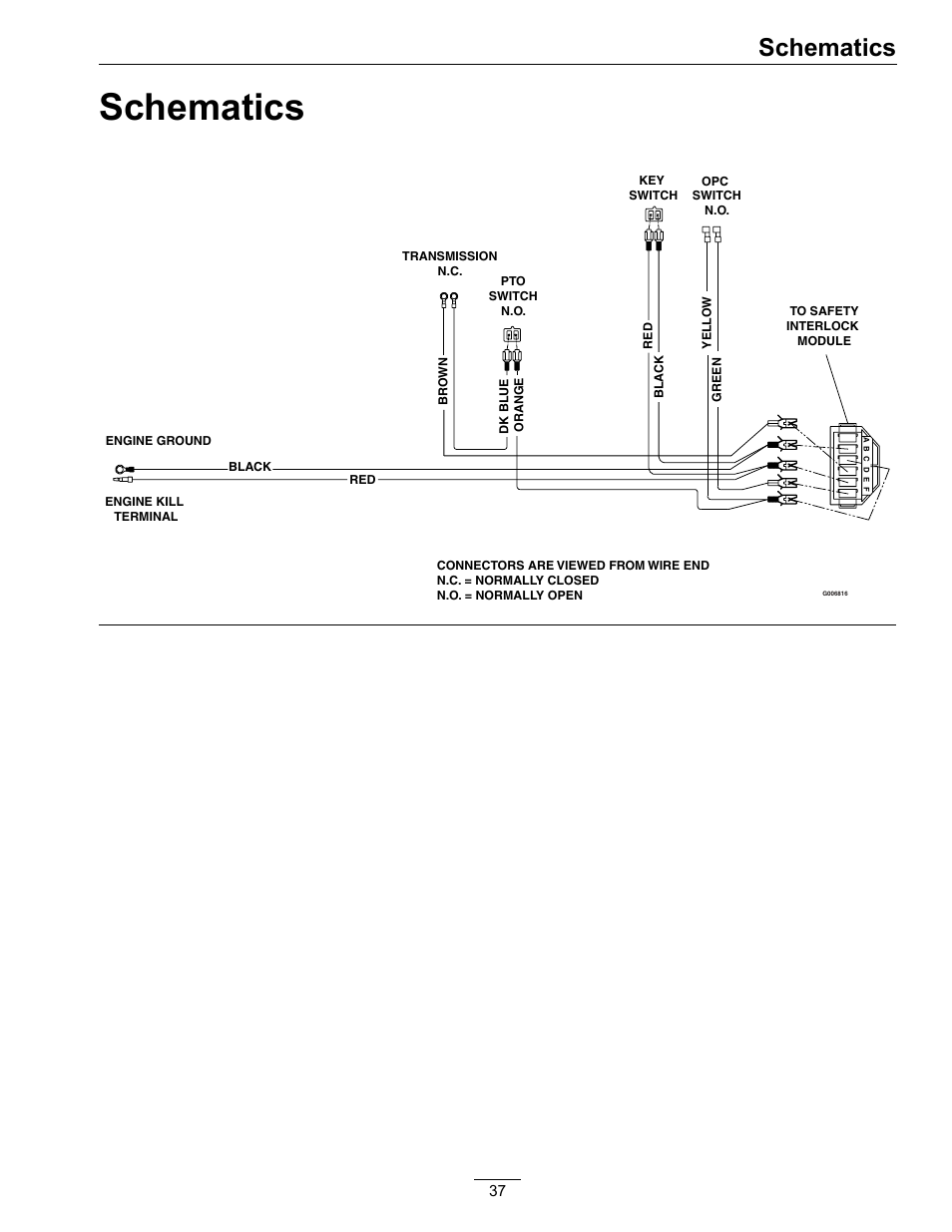 Schematics | Exmark Metro 4500-352 User Manual | Page 37 / 40