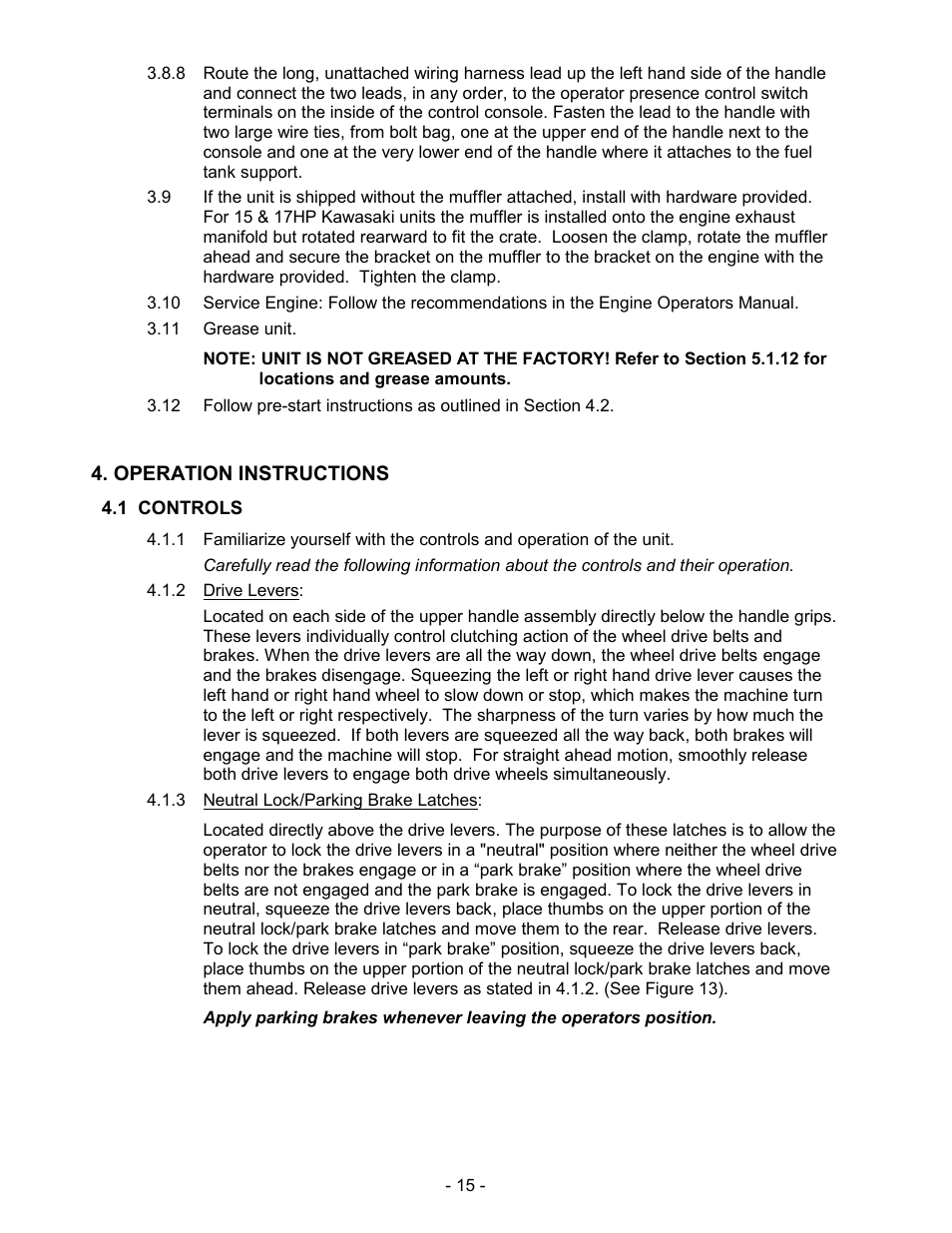 Exmark Metro User Manual | Page 20 / 44