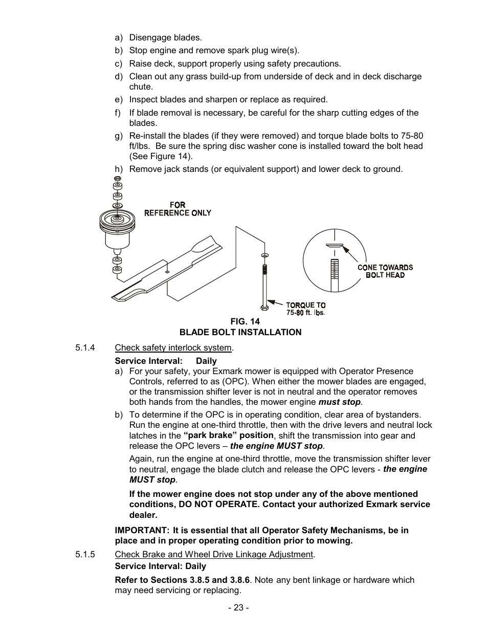 Exmark Metro User Manual | Page 28 / 44