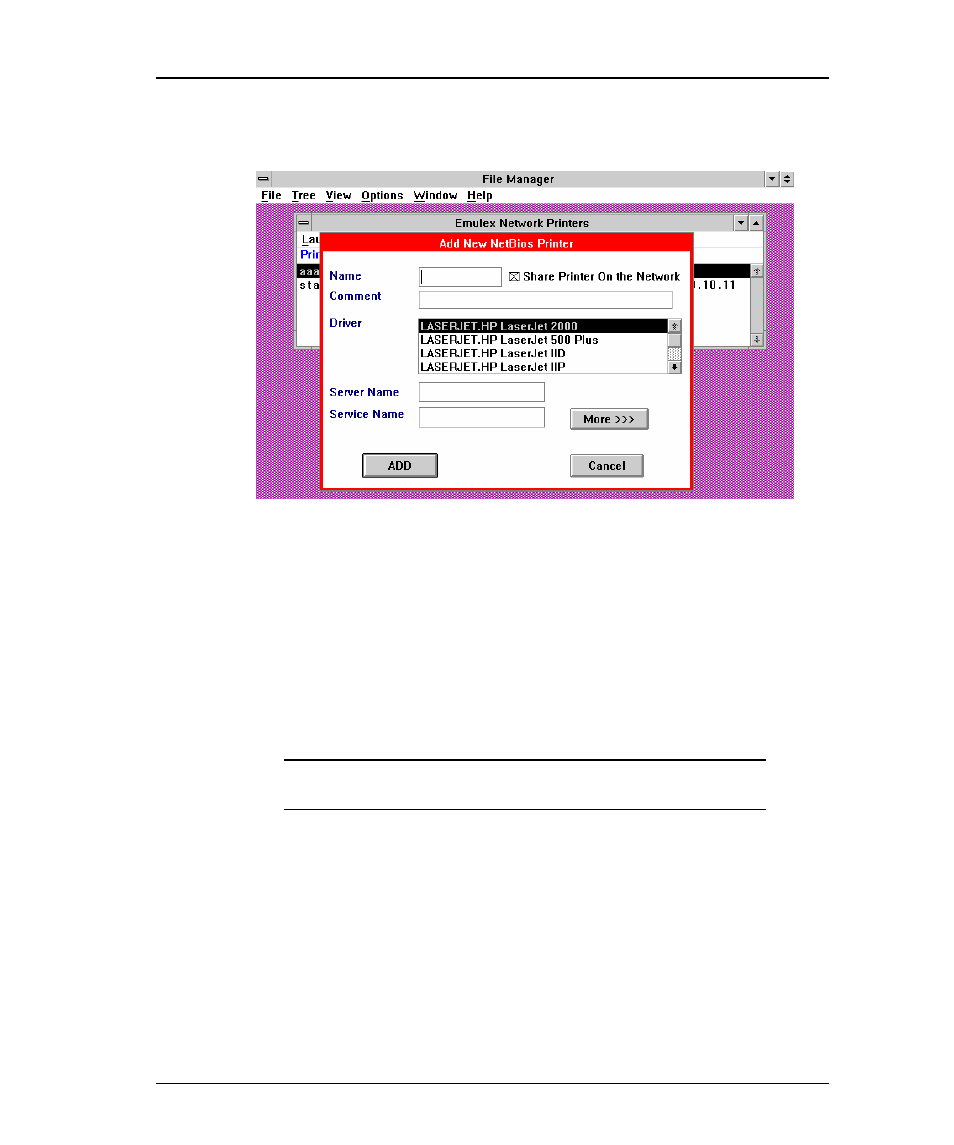 Netbios protocol, Rotocol | Emulex NQTR0V-NATM User Manual | Page 152 / 207