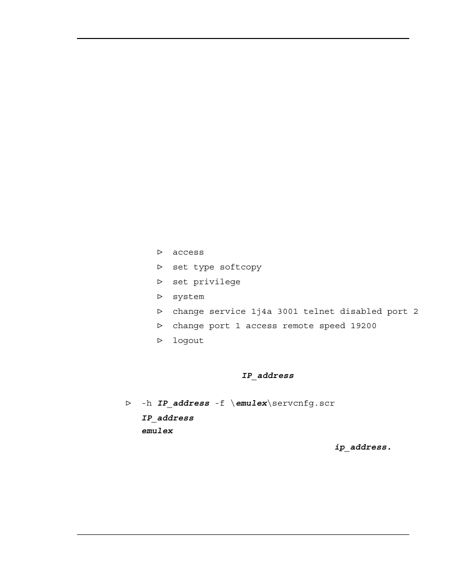 Enter scripts, Nter, Cripts | Emulex NQTR0V-NATM User Manual | Page 160 / 207