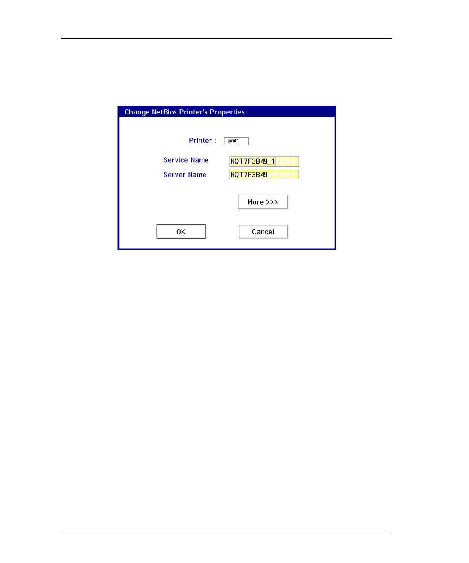 Change netbios printer’s properties, Delete printer, Hange | Rinter, Roperties, Elete | Emulex NQTR0V-NATM User Manual | Page 176 / 207