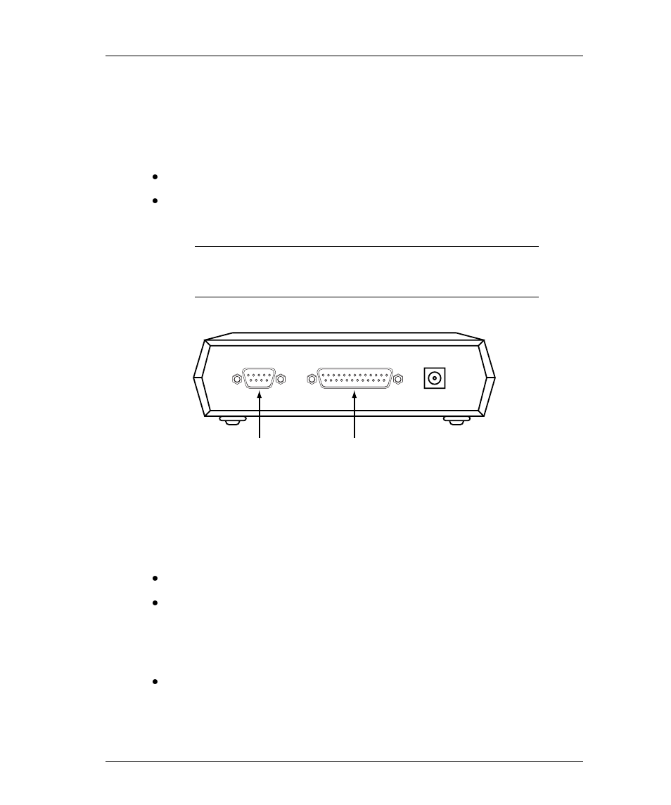 Peripheral connections, Parallel port, Serial port | Emulex NQTR0V-NATM User Manual | Page 49 / 207