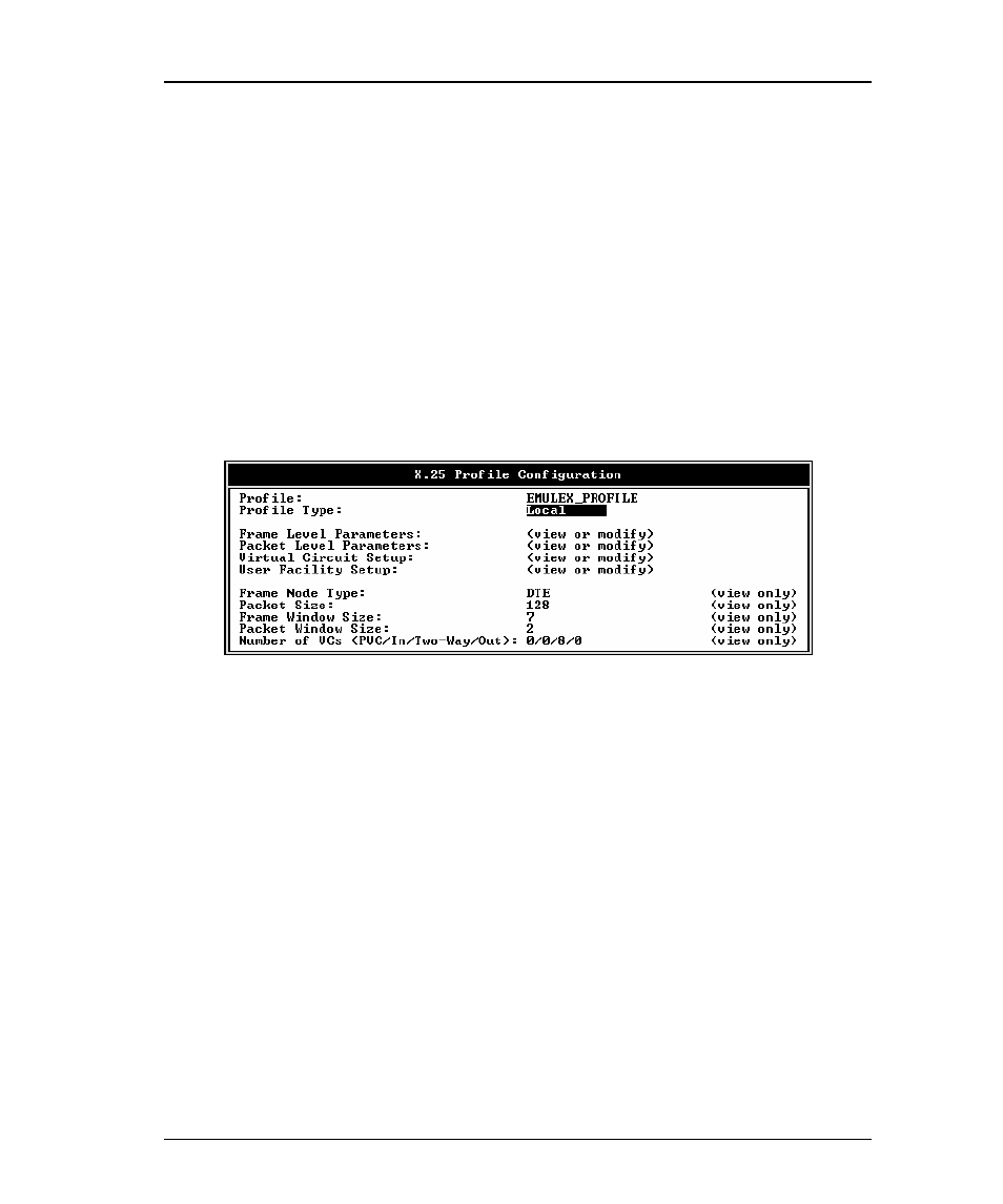 Modifying/creating a profile, Modifying/creating a profile -13 | Emulex DCP_link User Manual | Page 106 / 136