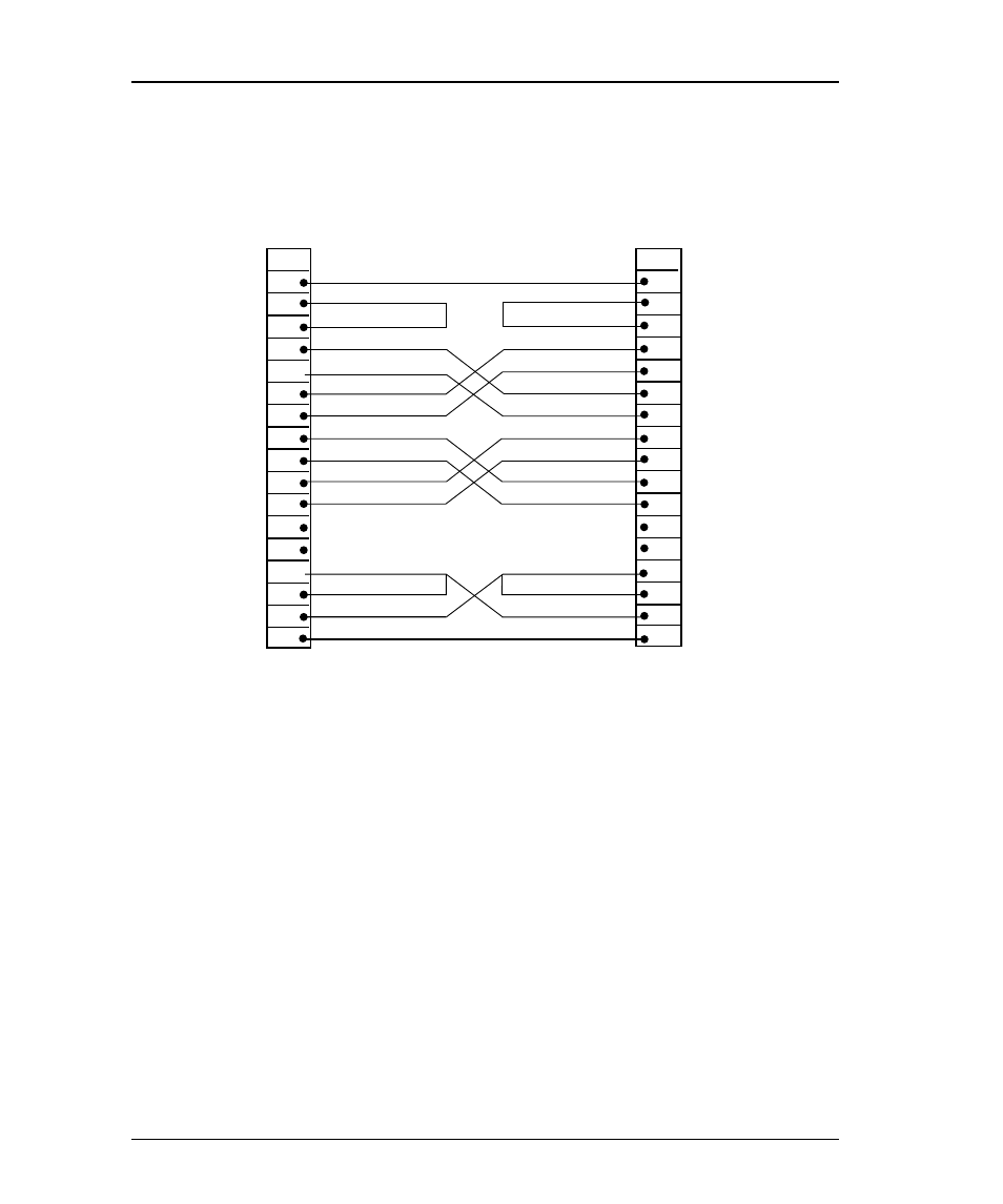 V.35 null modem cable, V.35, Odem | Able, 18 chapter 3, Figure 3-13 (not supplied by emulex) | Emulex DCP_link User Manual | Page 51 / 136