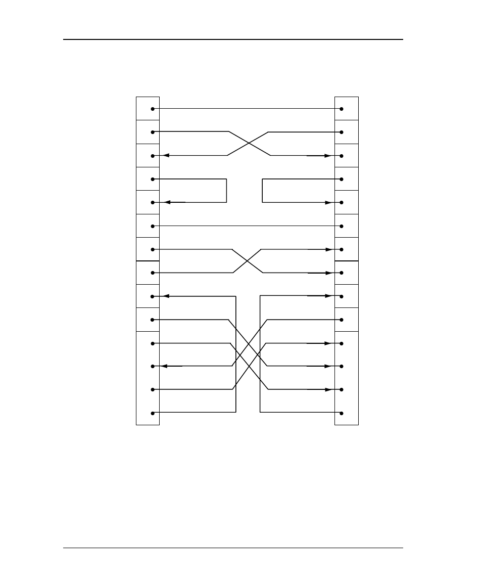 Rs-422 null-modem cable, Rs-422 null-modem cable -26 | Emulex DCP_link User Manual | Page 59 / 136