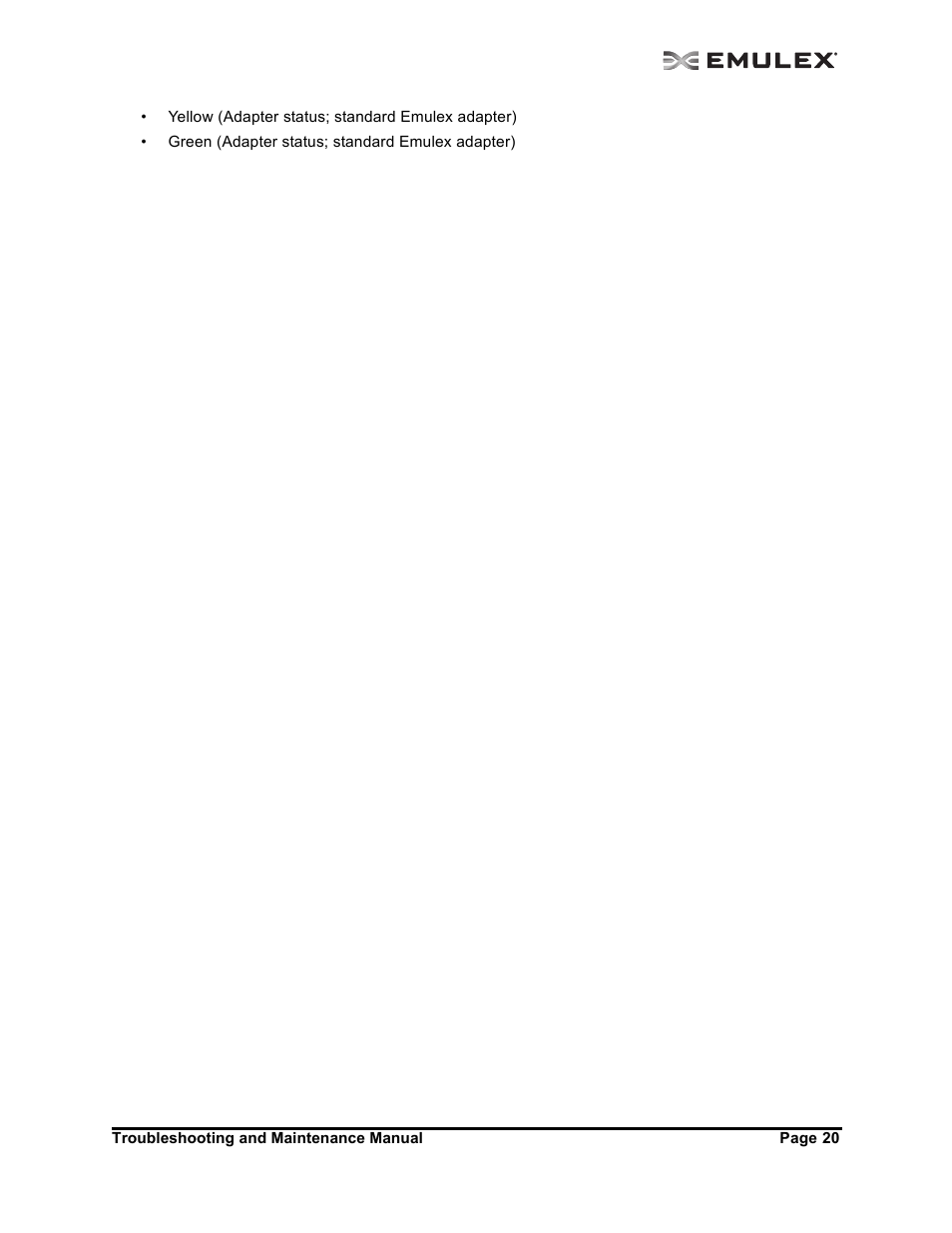 Emulex Adapters User Manual | Page 23 / 24