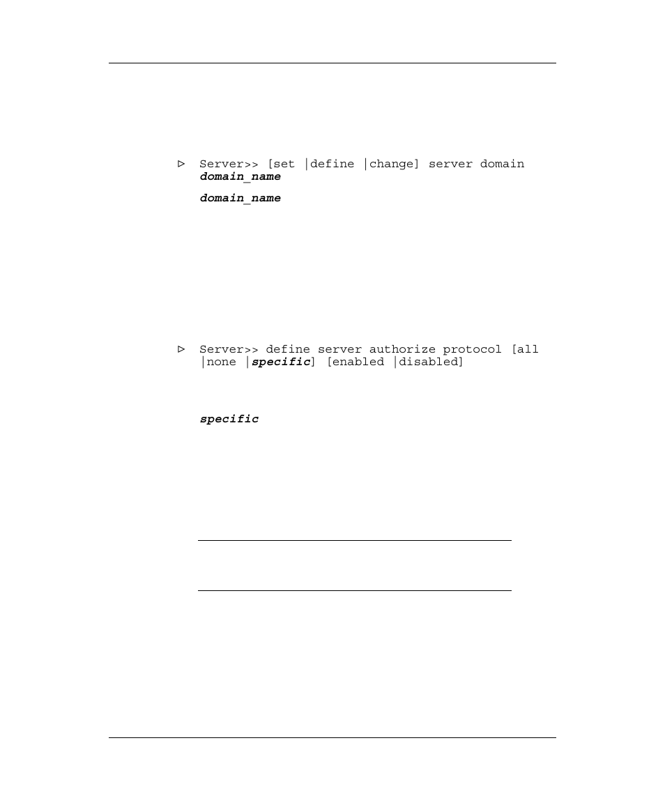 Change domain, Protocols, Enable or disable protocols | Hange, Omain, Nable or, Isable, Rotocols | Emulex Printer Server User Manual | Page 32 / 51