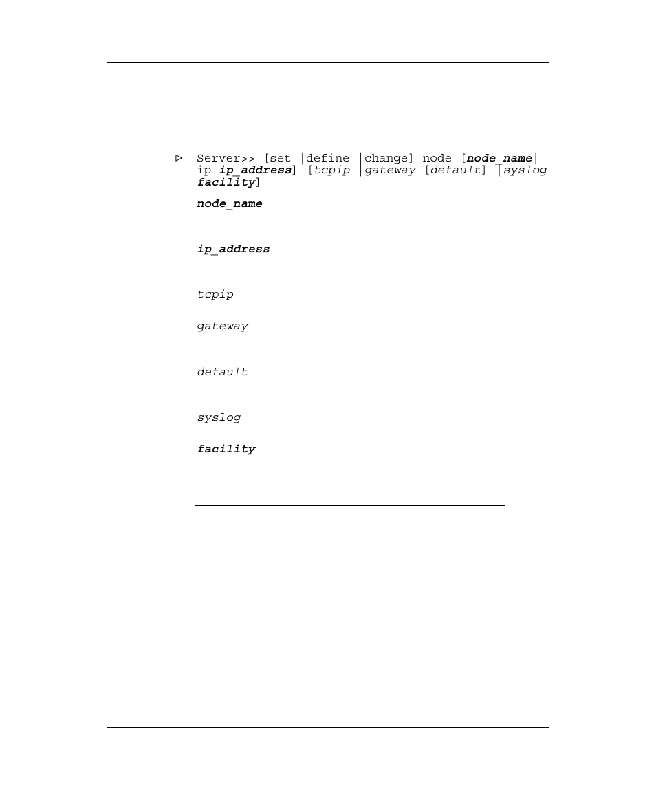 Establish or change tcp/ip nodes, Stablish or, Hange | Tcp/ip, Odes | Emulex Printer Server User Manual | Page 43 / 51