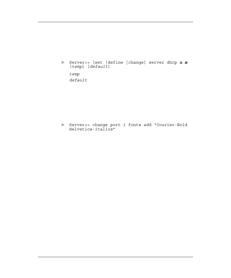 Options, Quotation marks, Ptions | Uotation, Arks | Emulex Printer Server User Manual | Page 9 / 51