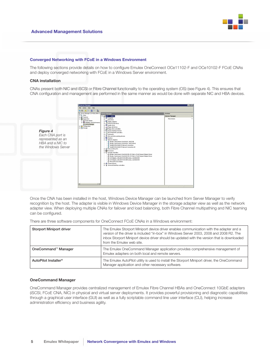 Emulex ONECONNECT OCE10102-F User Manual | Page 5 / 9
