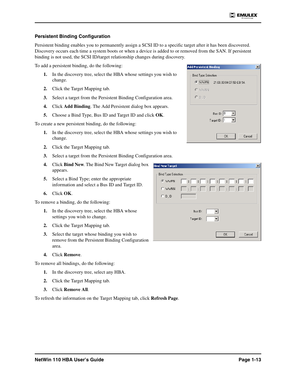 Emulex 110 User Manual | Page 18 / 37