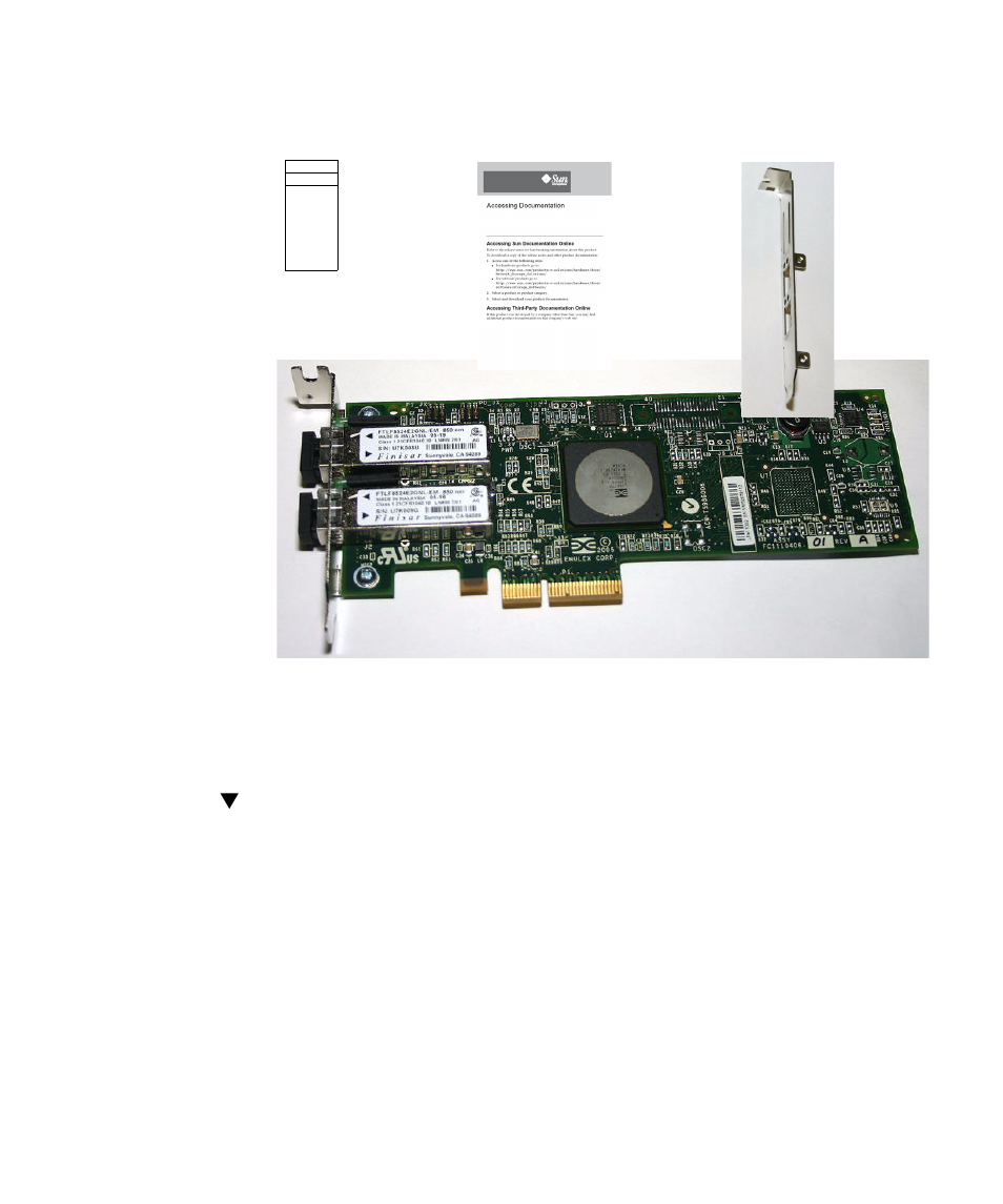 To install the hba hardware, Figure 1 | Emulex StorageTek 4 Gb FC Host Bus User Manual | Page 11 / 43
