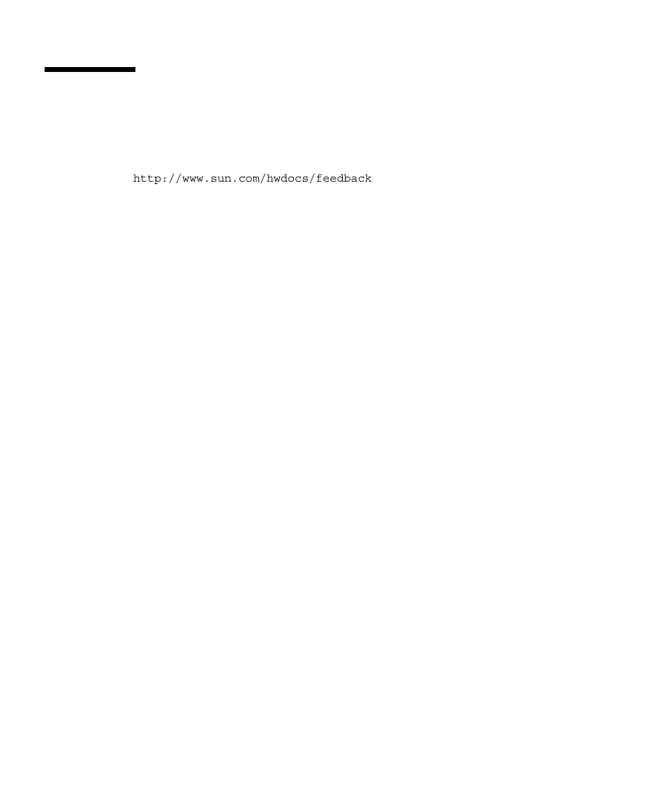 Sun welcomes your comments | Emulex StorageTek 4 Gb FC Host Bus User Manual | Page 8 / 43