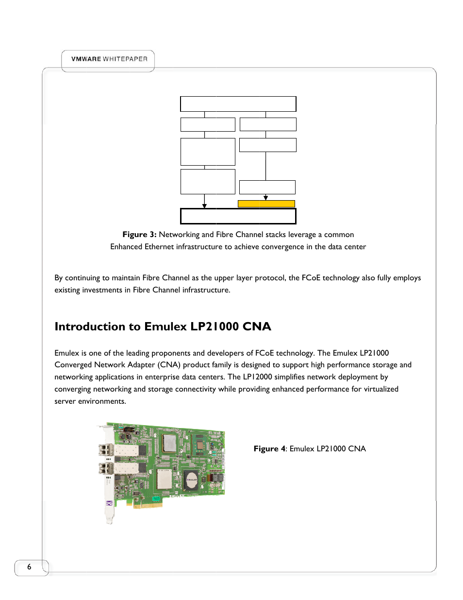 Introd, Duction t, Ex lp21 | 1000 cn | Emulex VMWARE LP21000 User Manual | Page 6 / 17