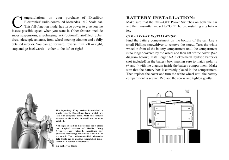 Excalibur electronic 904BK (Black) User Manual | Page 2 / 7