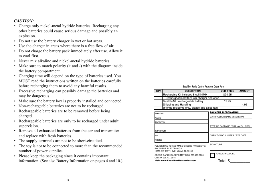 Excalibur electronic 904BK (Black) User Manual | Page 5 / 7