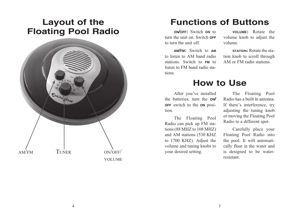 How to use | Excalibur electronic PR40S-1 User Manual | Page 3 / 5