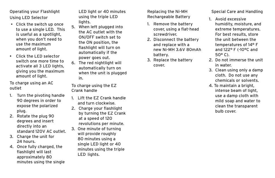 Excalibur electronic EZ Crank Radio Extreme H632S-WC User Manual | Page 3 / 5