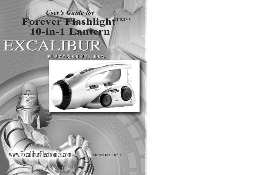 Excalibur electronic H691 User Manual | 13 pages