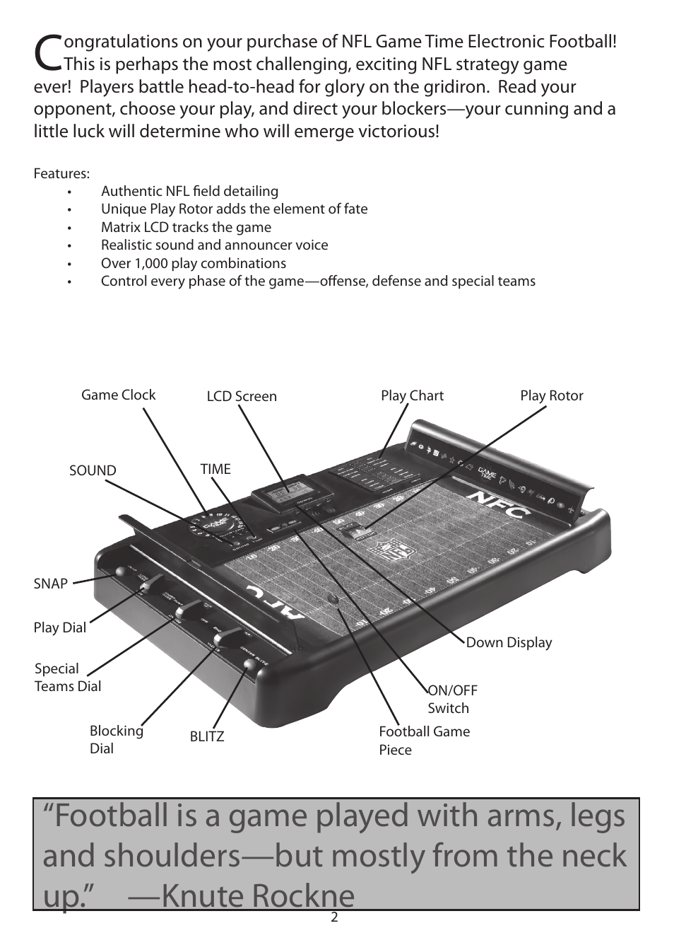 Excalibur electronic NF-06 User Manual | Page 2 / 12