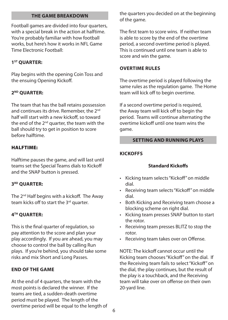 Excalibur electronic NF-06 User Manual | Page 6 / 12