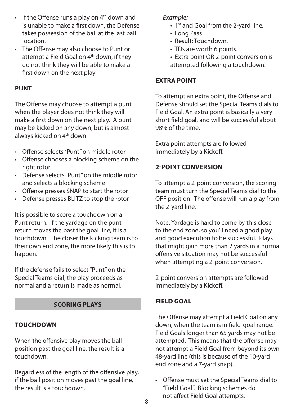 Excalibur electronic NF-06 User Manual | Page 8 / 12