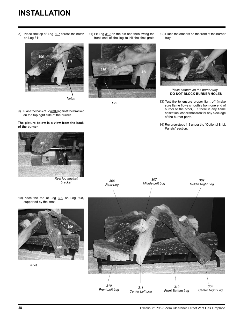 Installation | Excalibur electronic P95-LP3 User Manual | Page 28 / 44