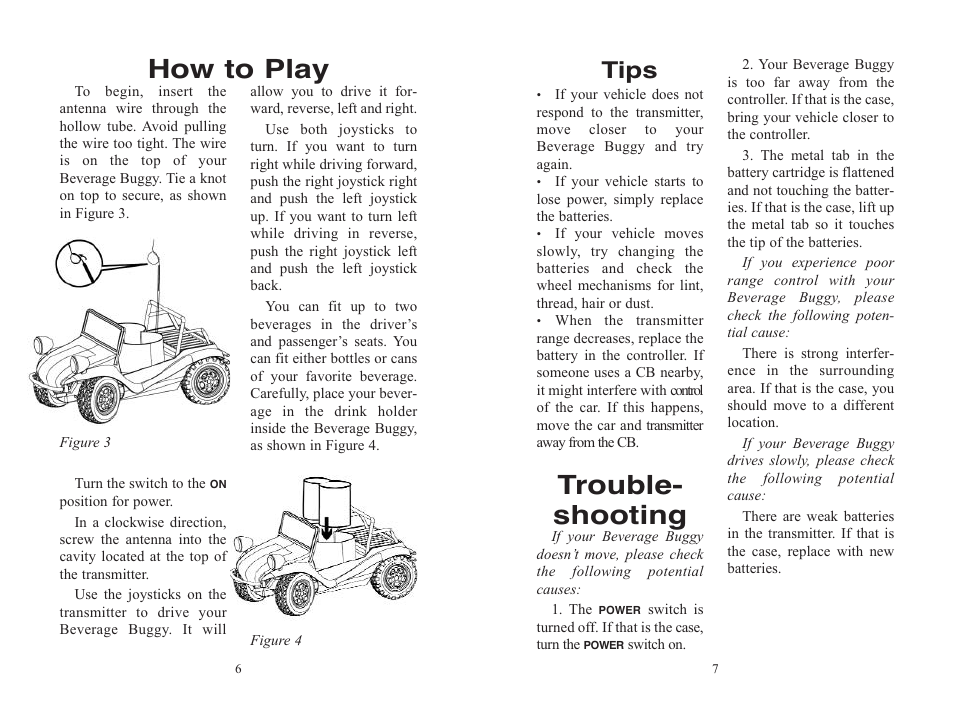 Trouble- shooting, How to play, Tips | Excalibur electronic 641S User Manual | Page 4 / 7