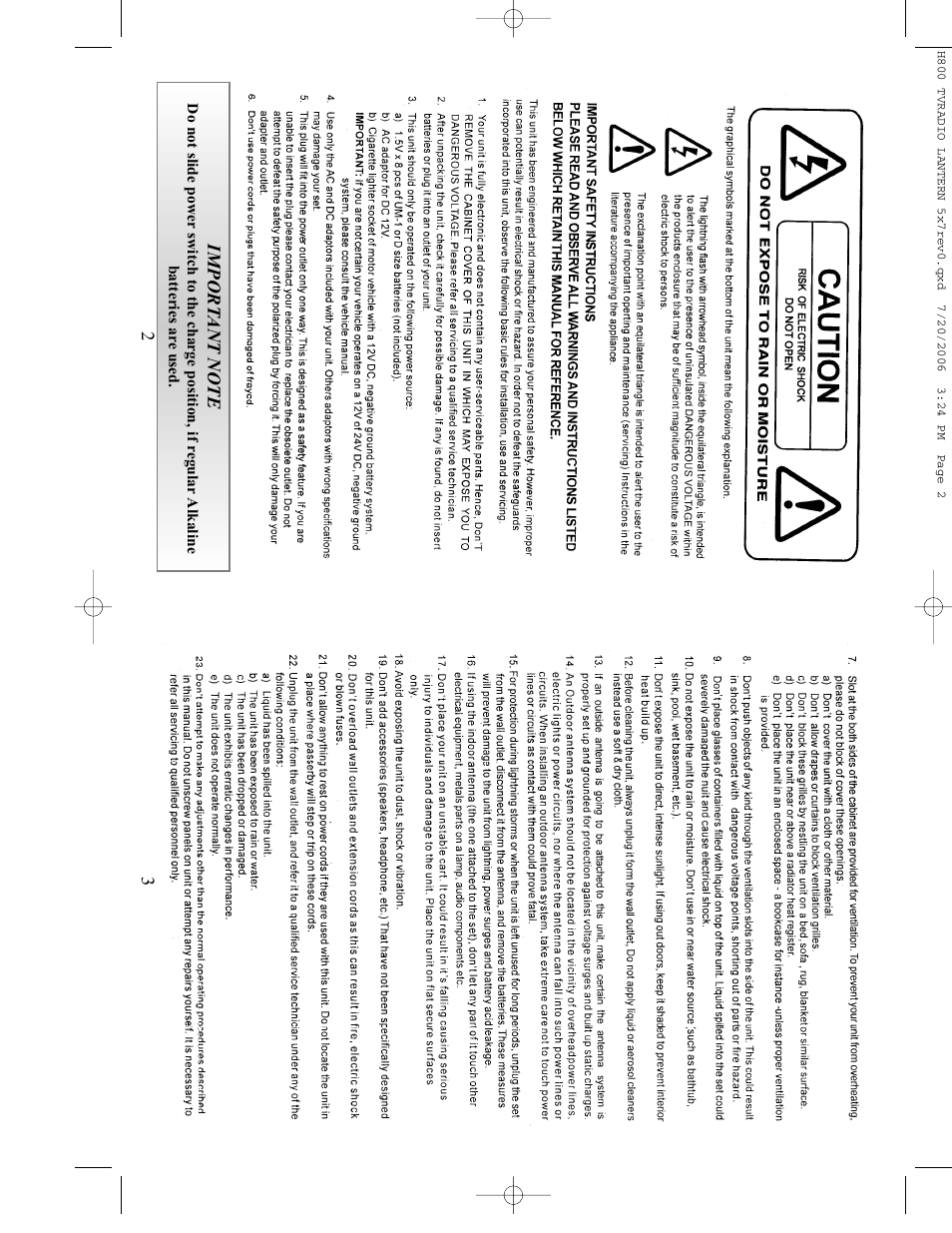 Excalibur electronic H800 User Manual | Page 2 / 5
