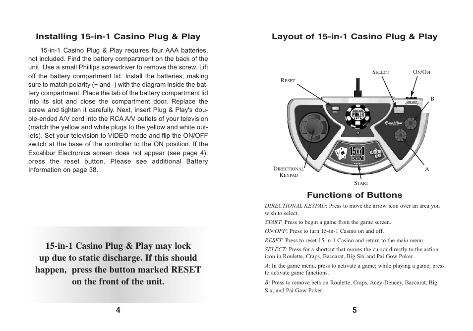 Excalibur electronic VR15 User Manual | Page 3 / 21