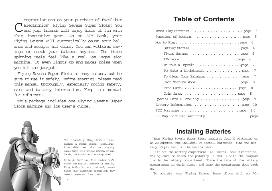 Excalibur electronic 2070-1 User Manual | Page 2 / 7