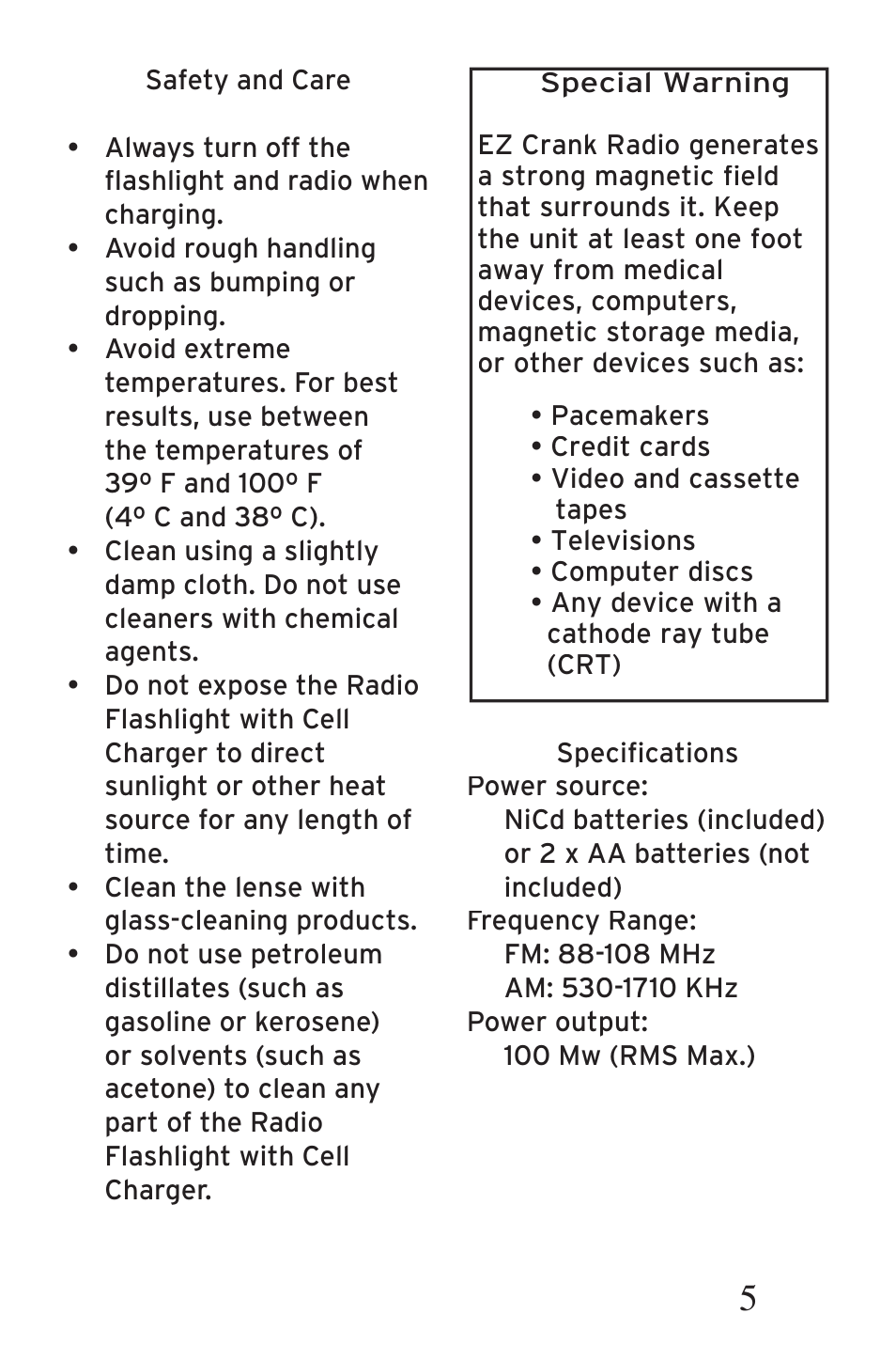 Excalibur electronic H637S User Manual | Page 5 / 8