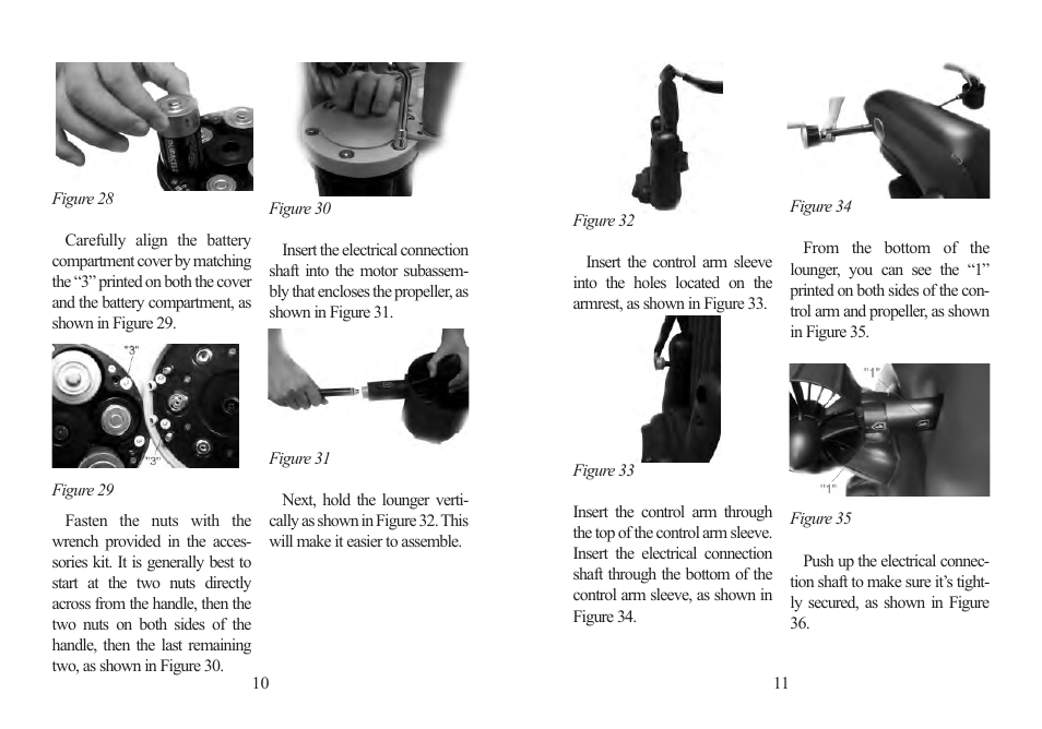 Excalibur electronic Motorized Pool Lounger PR10 User Manual | Page 6 / 13