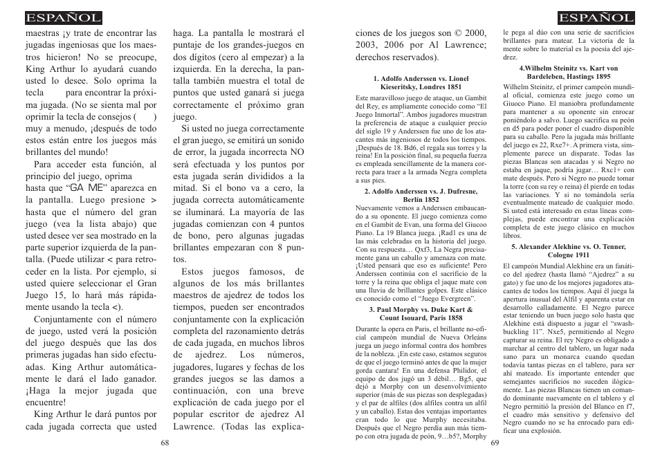 Español | Excalibur electronic 915-W User Manual | Page 35 / 41