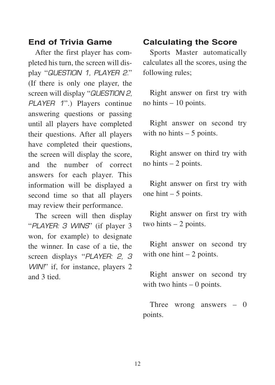 Excalibur electronic FX200 User Manual | Page 12 / 16