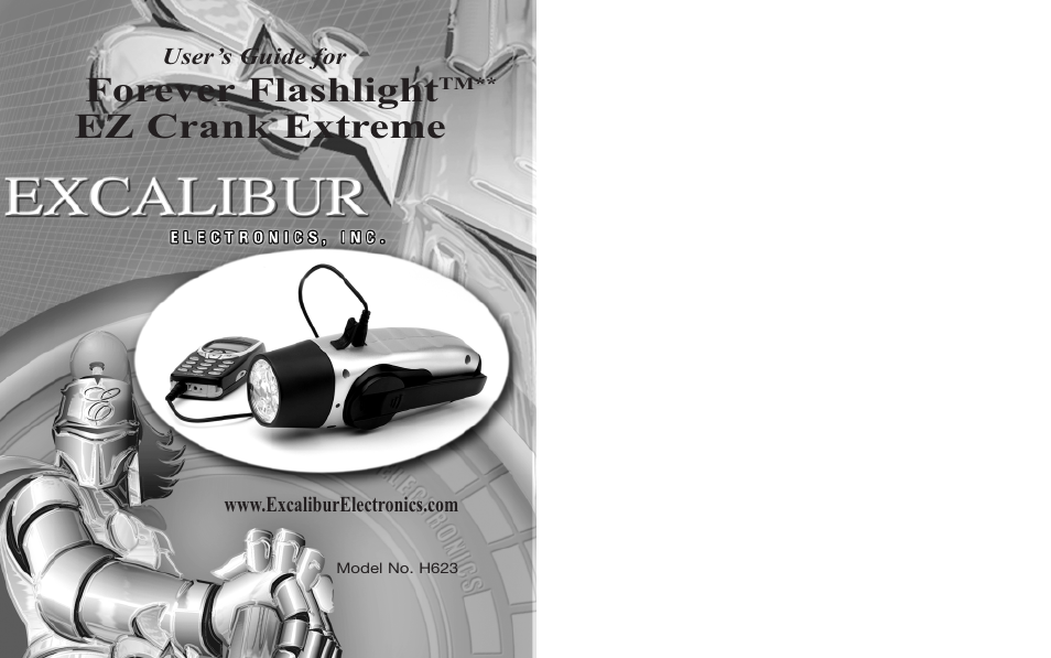 Excalibur electronic H623 User Manual | 9 pages