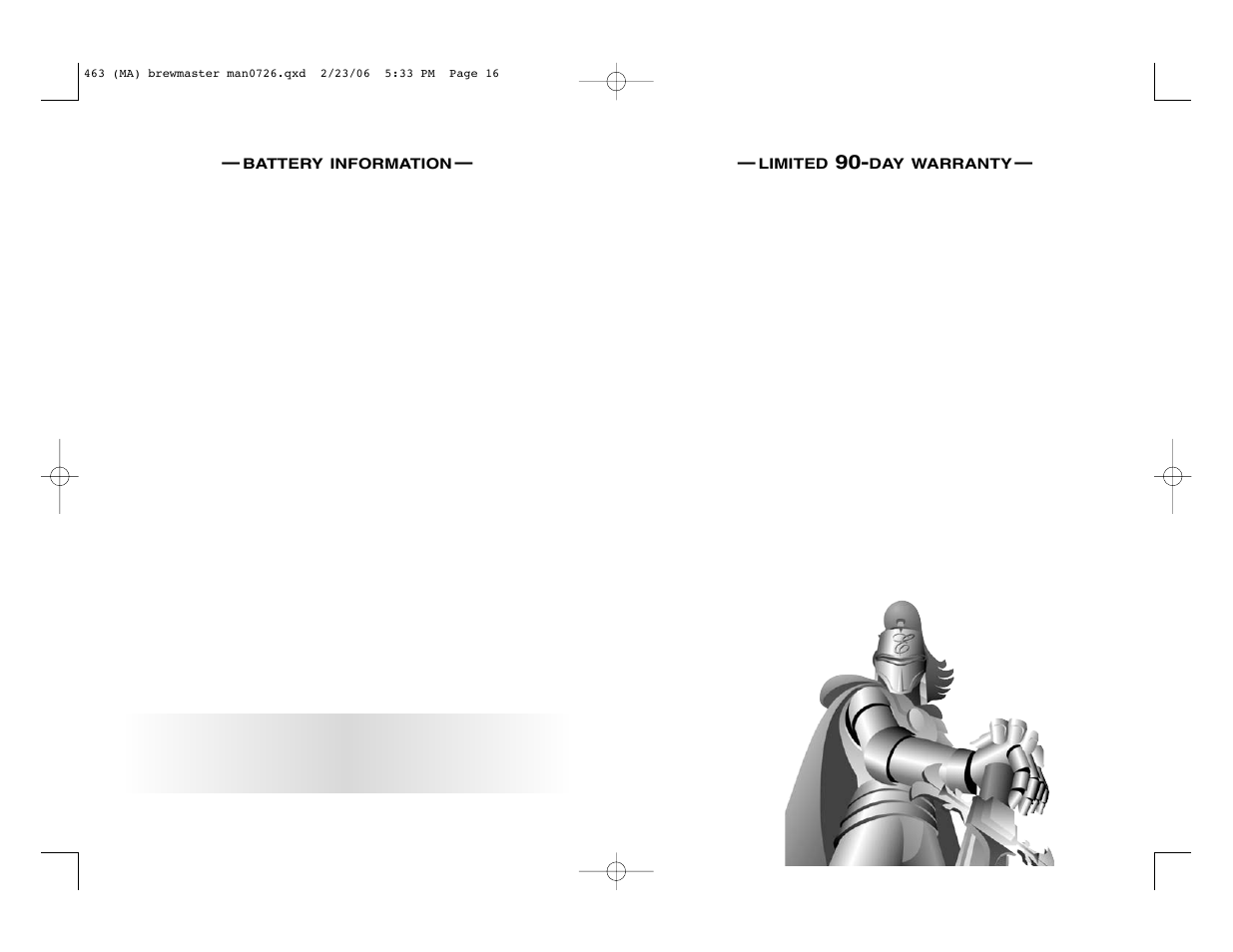 Excalibur electronic Brew Master 463 User Manual | Page 9 / 10