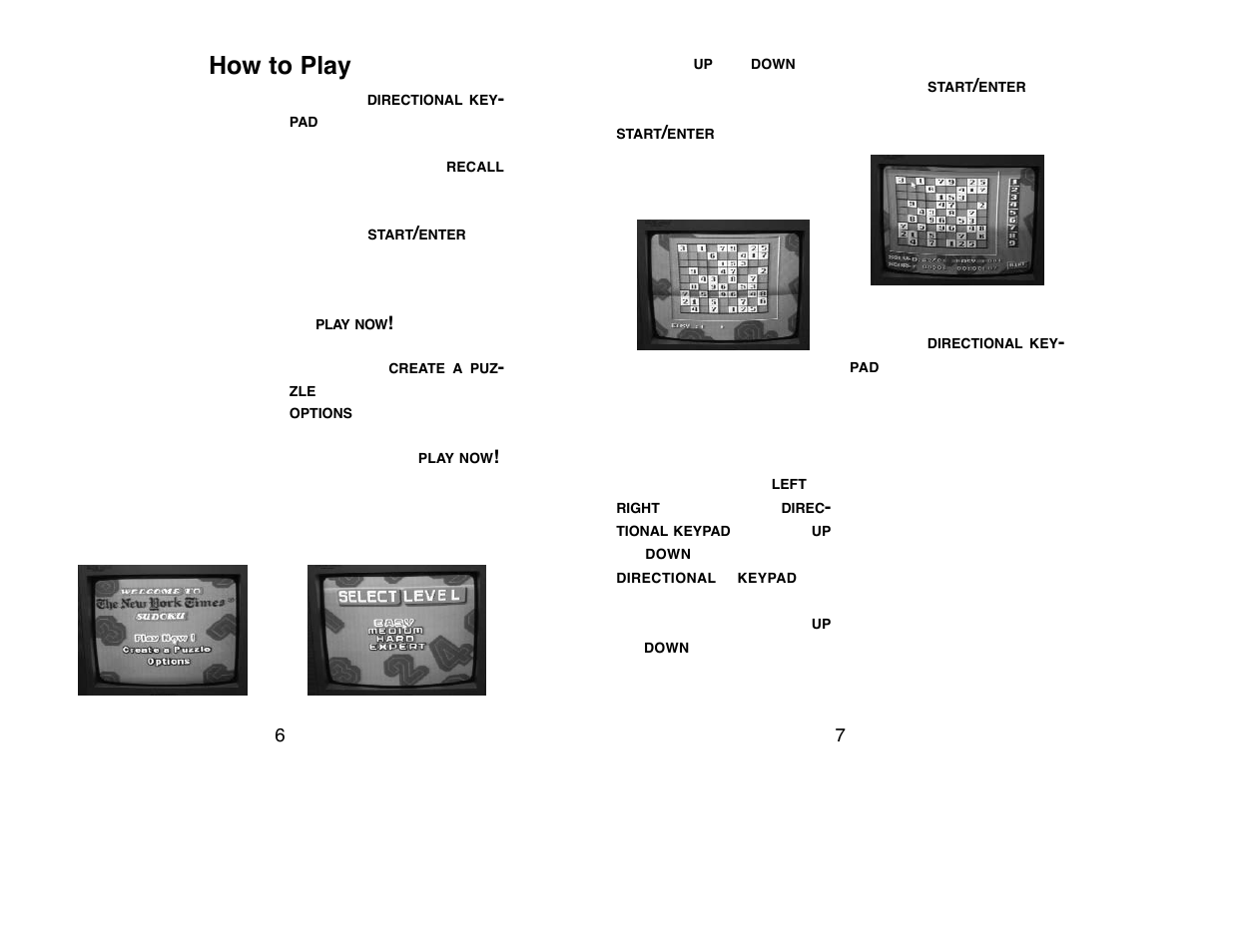 How to play | Excalibur electronic NY90 User Manual | Page 4 / 9