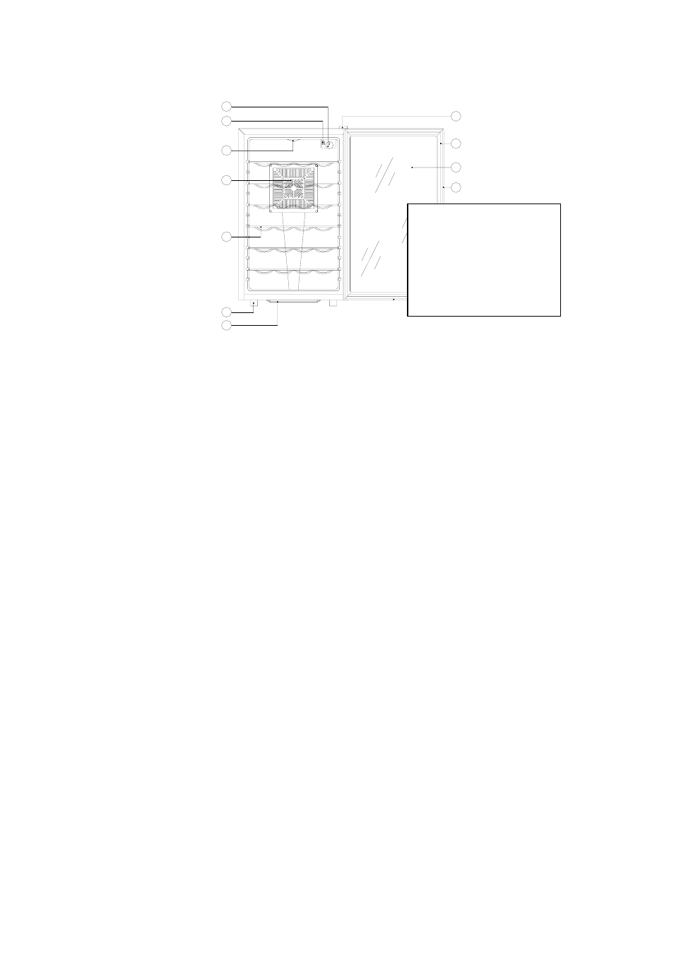 Parts and features | EdgeStar TWR80ES User Manual | Page 4 / 11