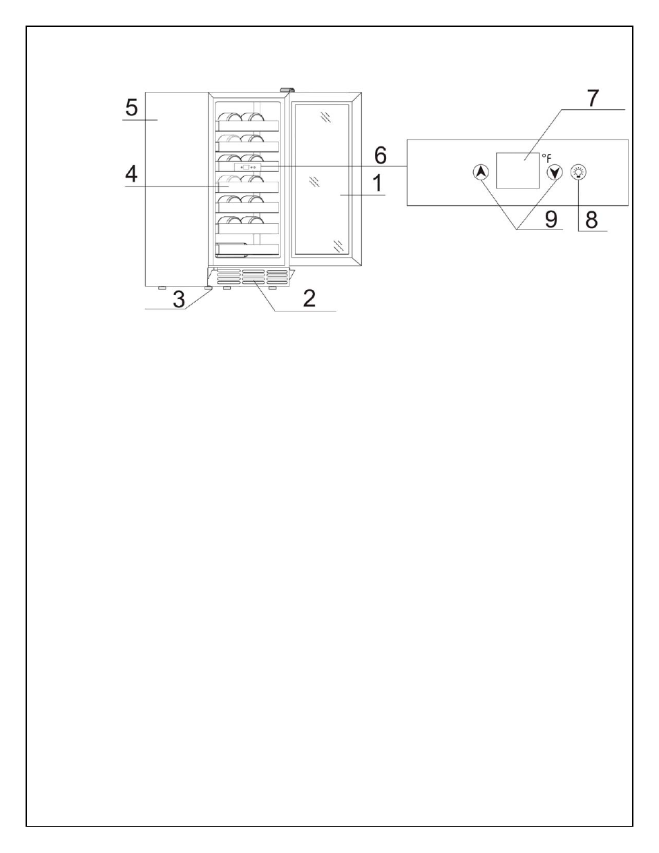 Parts identification | EdgeStar CWR265SZ User Manual | Page 5 / 12