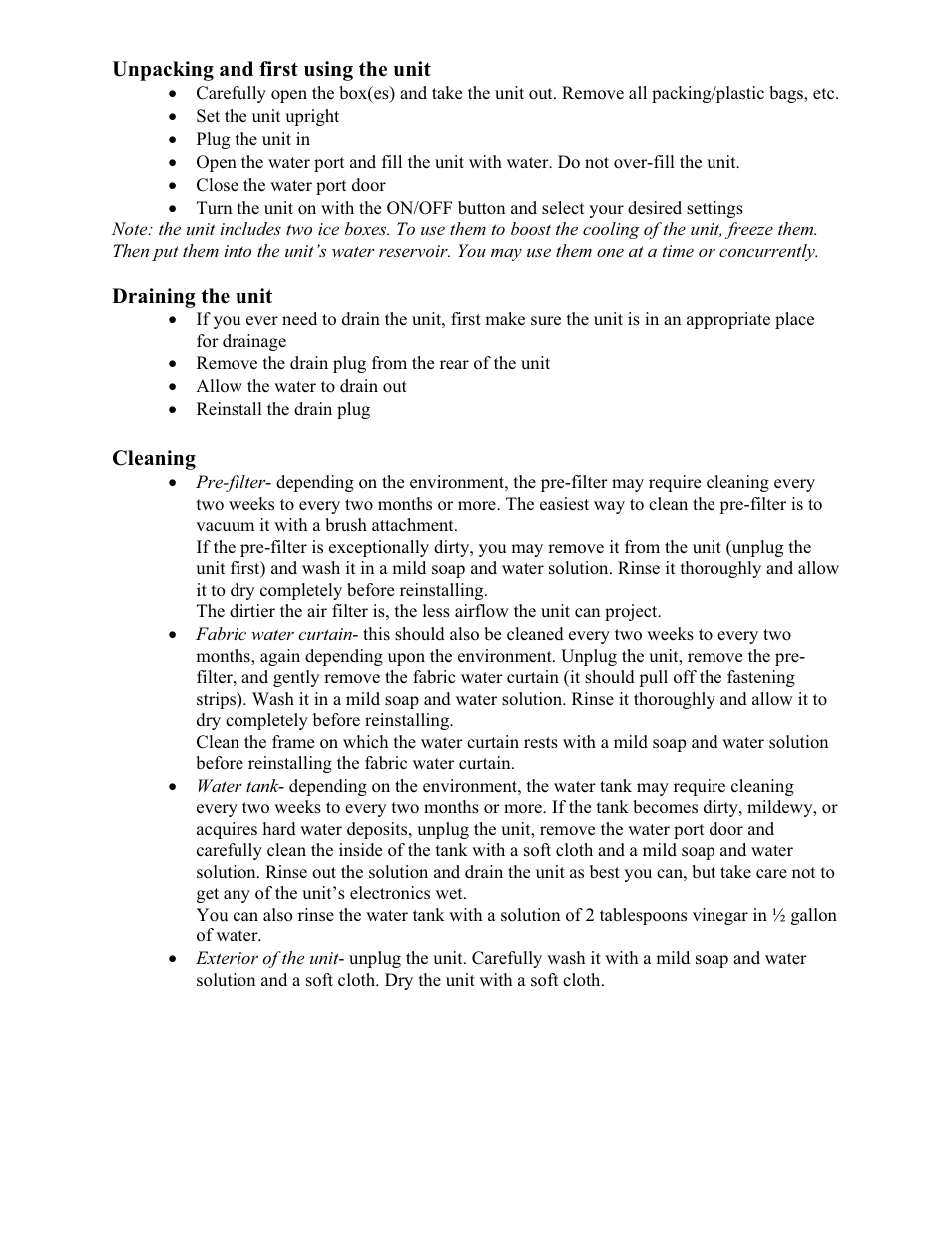 EdgeStar EAC211TS User Manual | Page 5 / 8