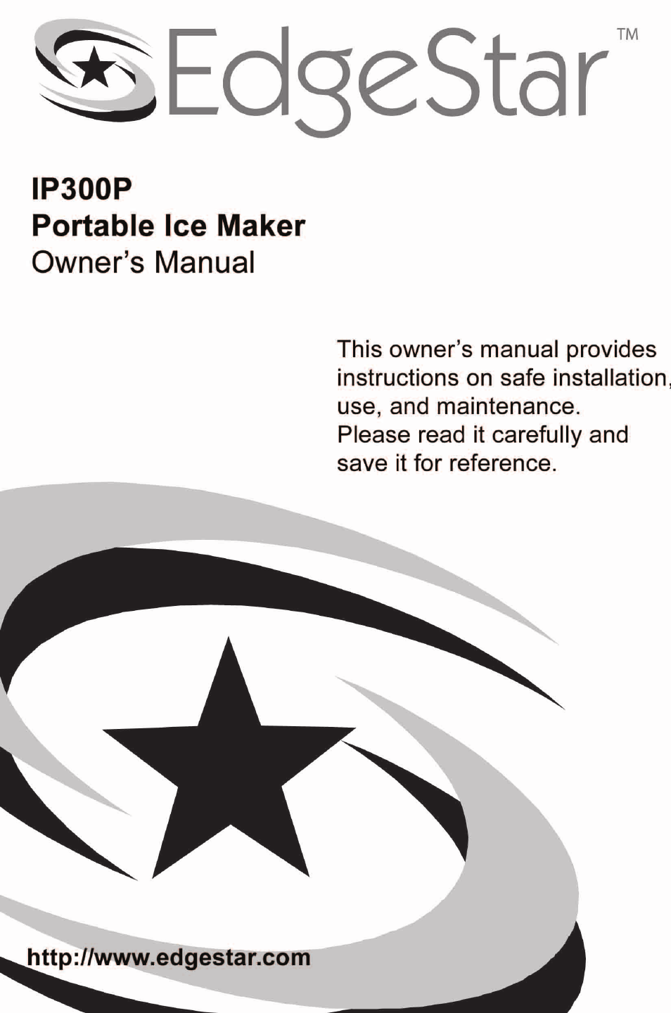 EdgeStar IP300P User Manual | 10 pages