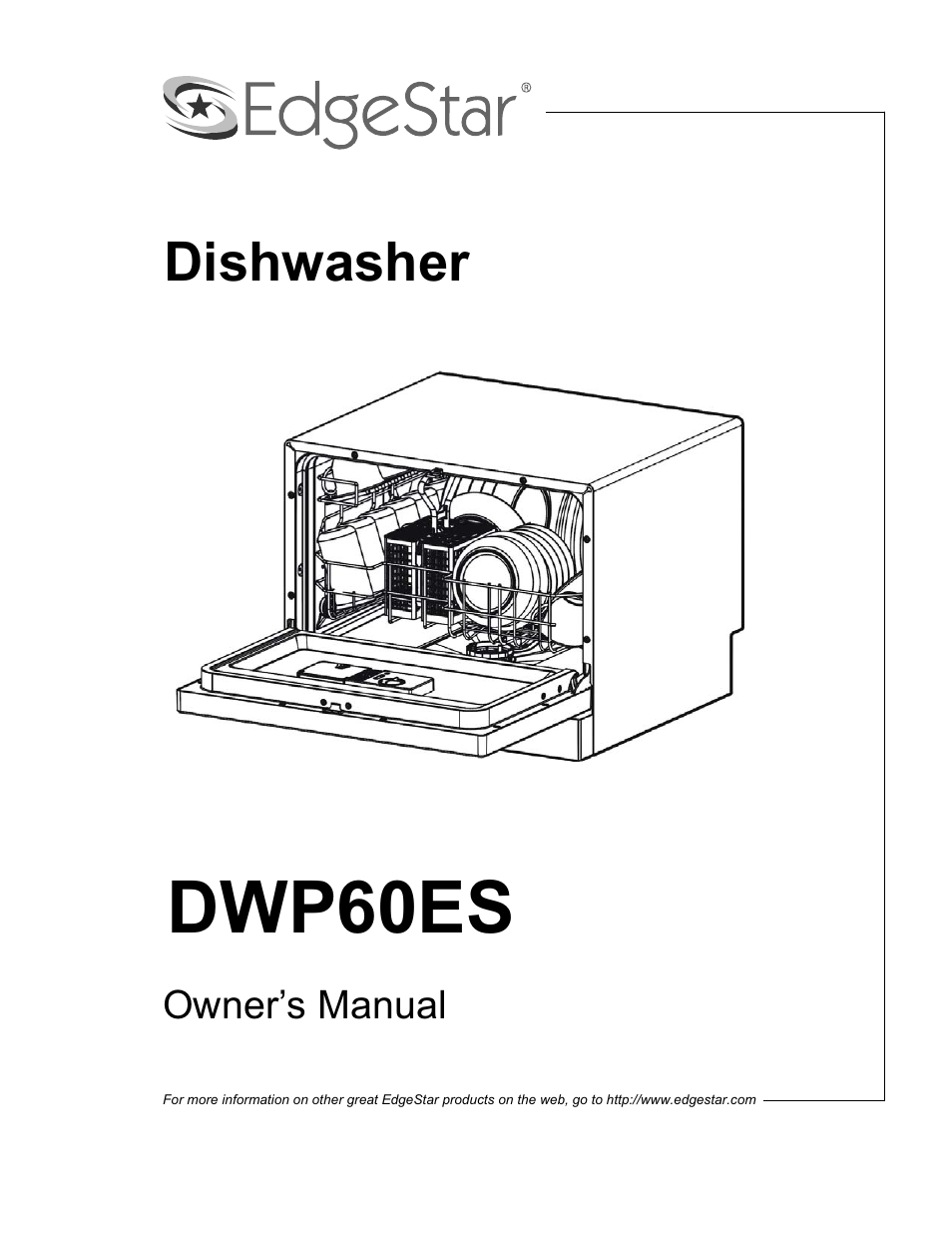 EdgeStar DWP60ES User Manual | 24 pages